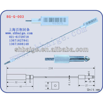 hot stamping cable seal BG-G-003